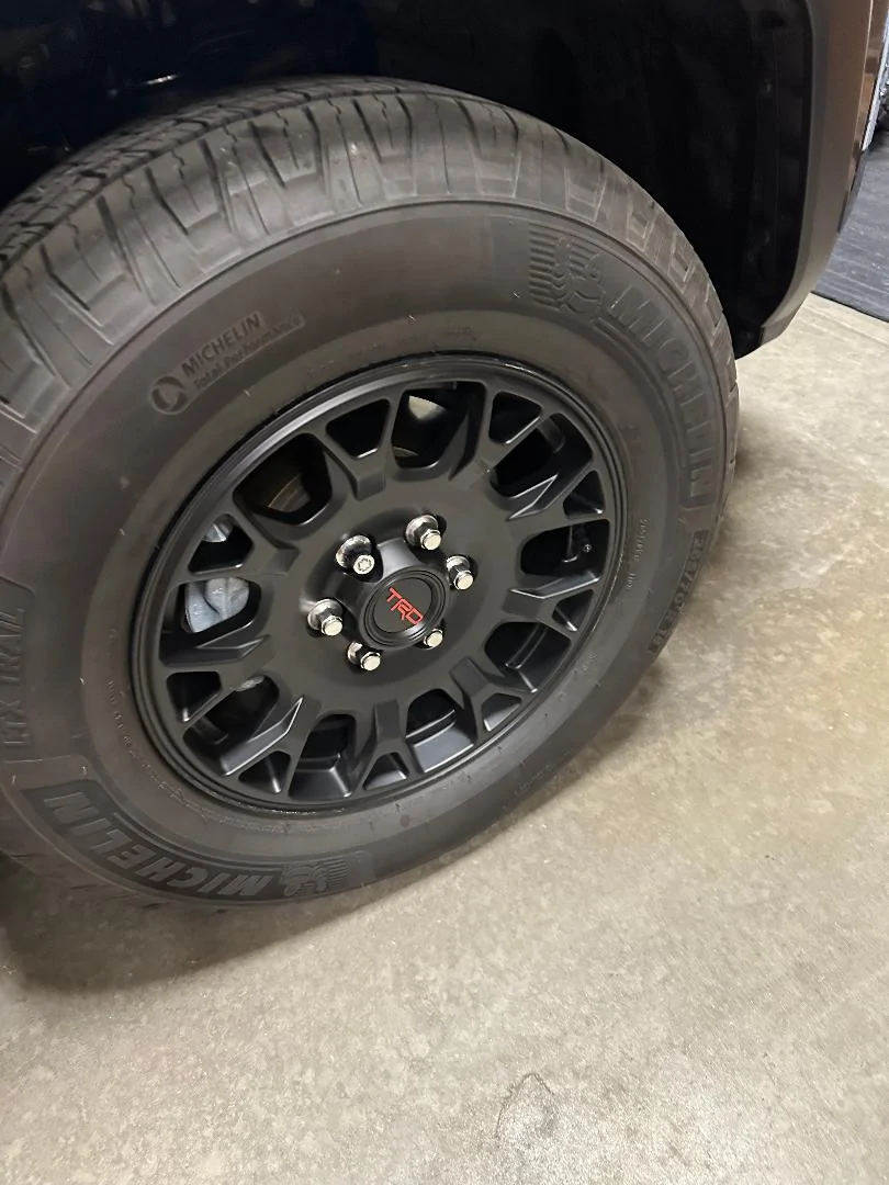 2025 4runner 6th gen OEM Black Chrome lug nuts - part number? 4runner new wheels