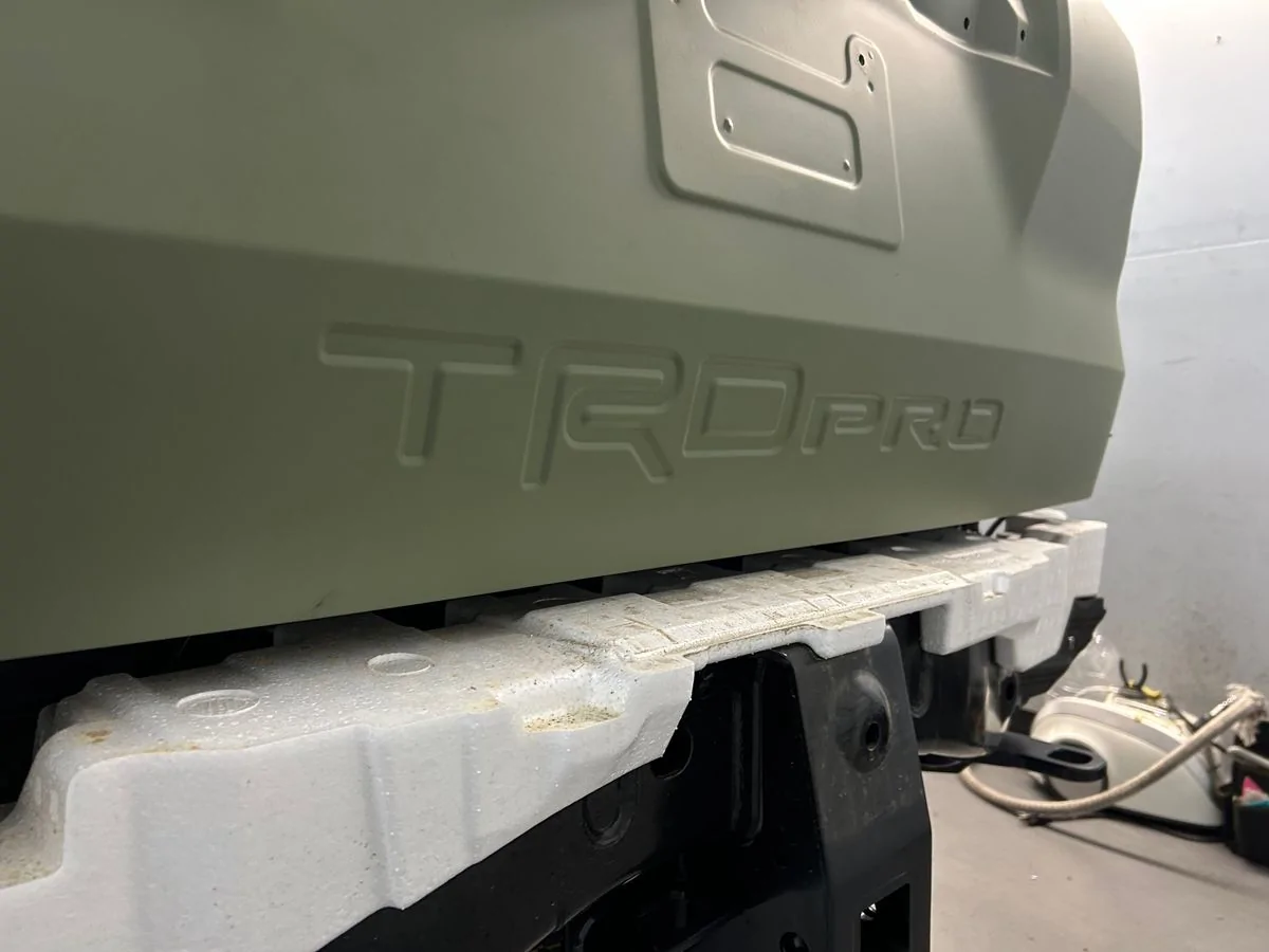 2025 4runner 6th gen Frank the Tank TRD Pro build - RCI rock sliders, NYTOP recovery points, roof rails removed, Matte Military Green wrap 26175-0d6a757e01796ef5cdedb6758dbef73f