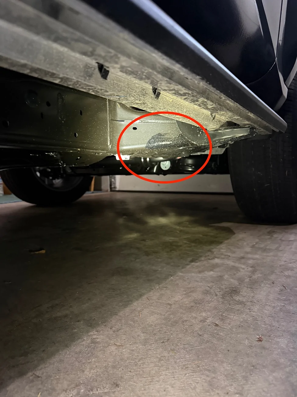 2025 4runner 6th gen Mystery frame scuffs at delivery IMG_0070