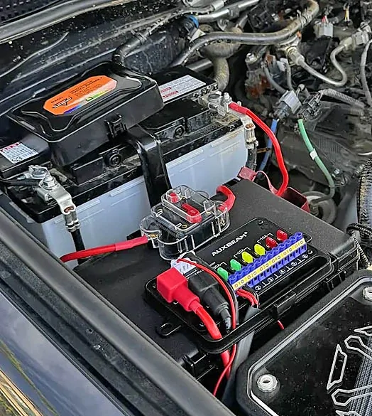 2025 4runner 6th gen Auxbeam Switch Panel & 3" Inch Pod Lights installed auxbeam