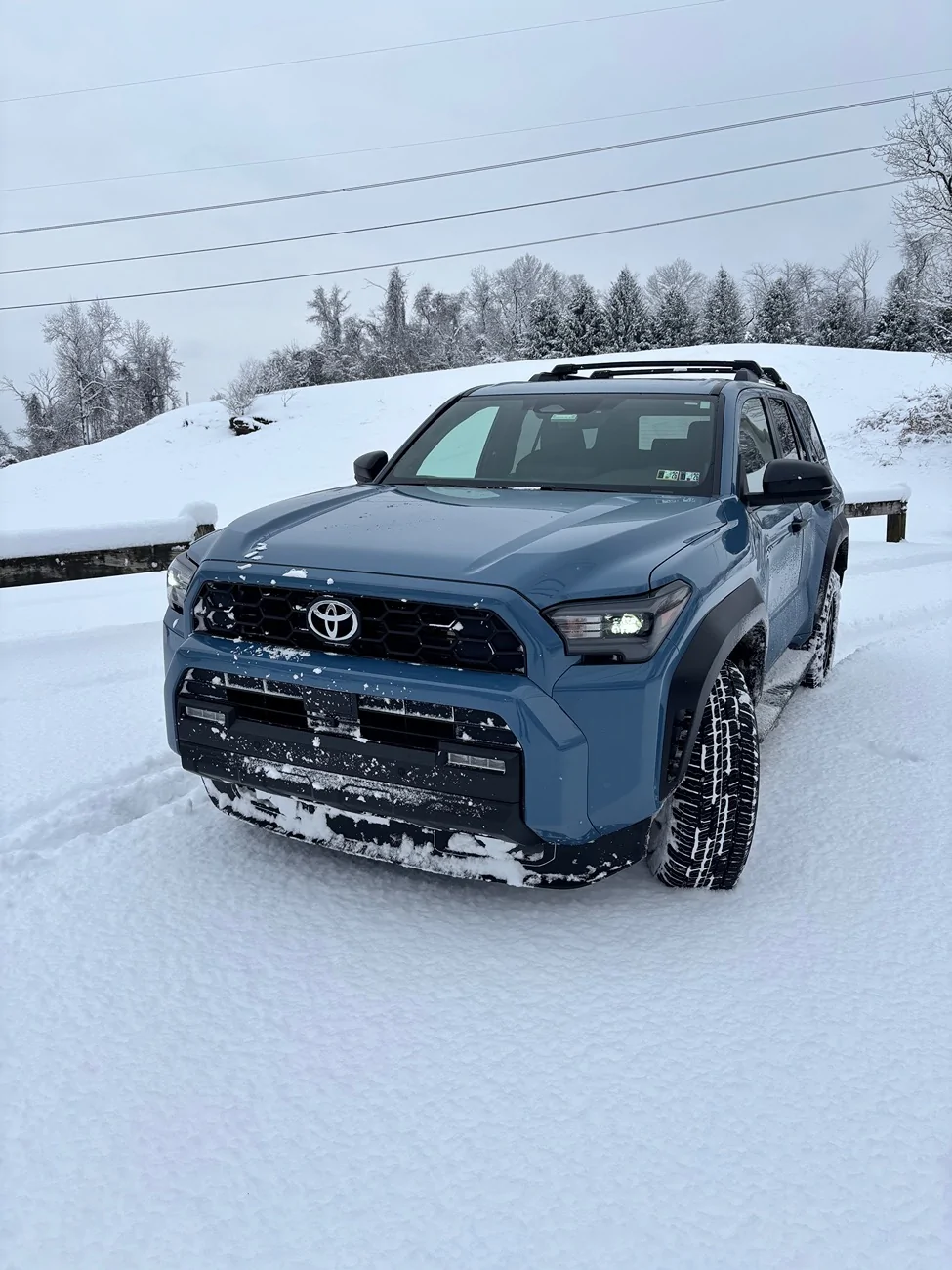 2025 4runner 6th gen This thing is a beast in a foot of snow on icy road IMG_2305