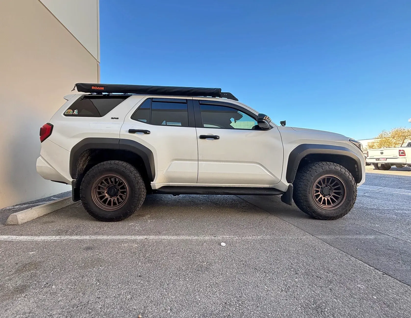 2025 4runner 6th gen Ironman 4x4 IM2.5 Stage 2 suspension on RRW RR7-S +25 offset wheels + Toyo Open Country AT3 Tires (265/70/17) Ironman 4x4 IM2.5 Stage 2 suspension kit installed 1