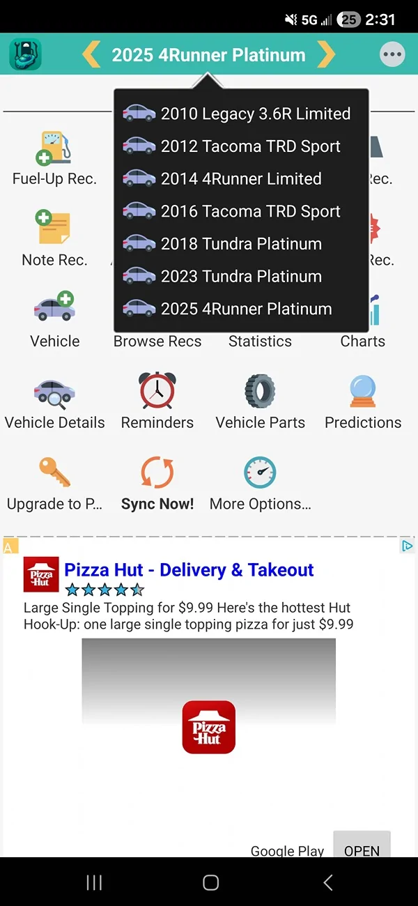 2025 4runner 6th gen Getting Poor Gas Mileage Screenshot_20251215_143122