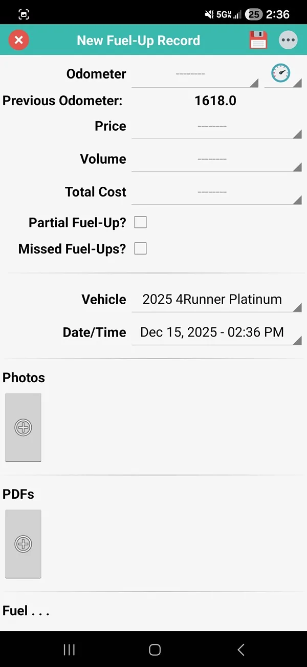 2025 4runner 6th gen Getting Poor Gas Mileage Screenshot_20251215_143652