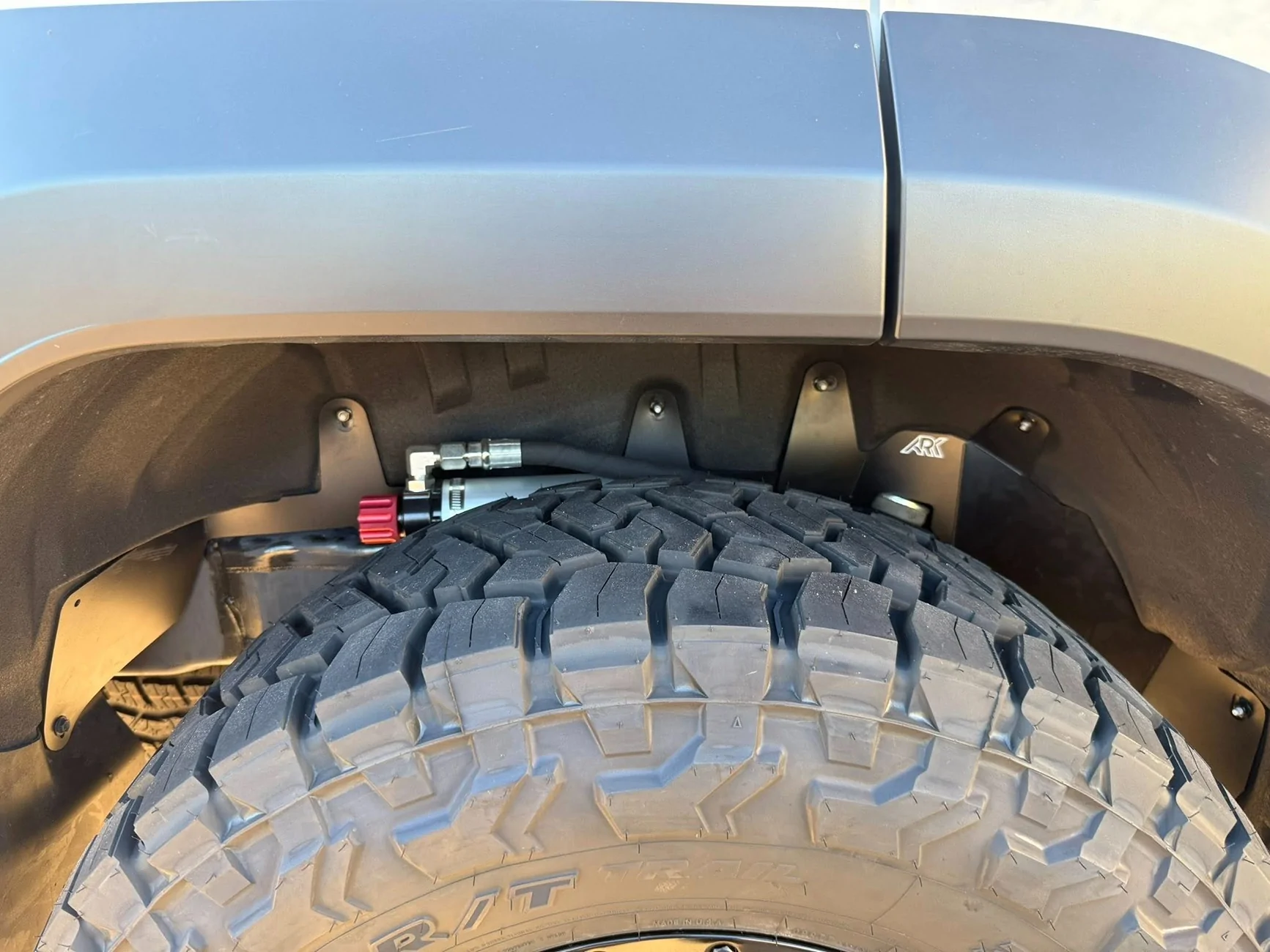 2025 4runner 6th gen Ark Splash Guards, crash bracket delete kit, ADS Suspension (Stage 3), 35's (Open Country R/T 35x12.5R17), Icon Alloy wheels Ark Splash Guards, crash bracket delete kit, ADS Suspension (Stage 3), 35's (Open Country R:T