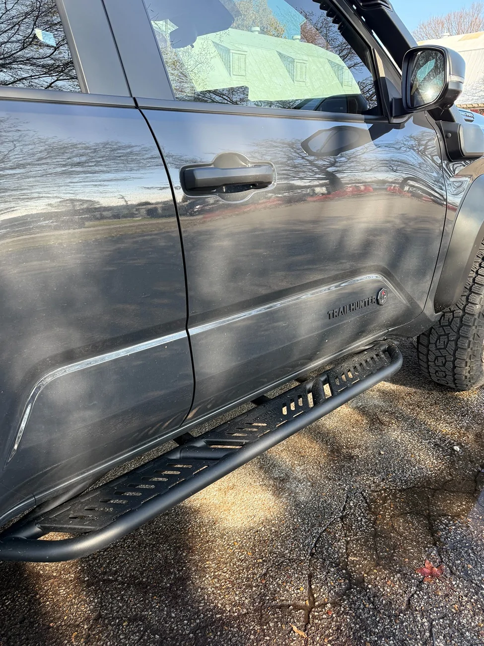 2025 4runner 6th gen Trailhunter rock rails to Westcott sliders in East TN IMG_0561