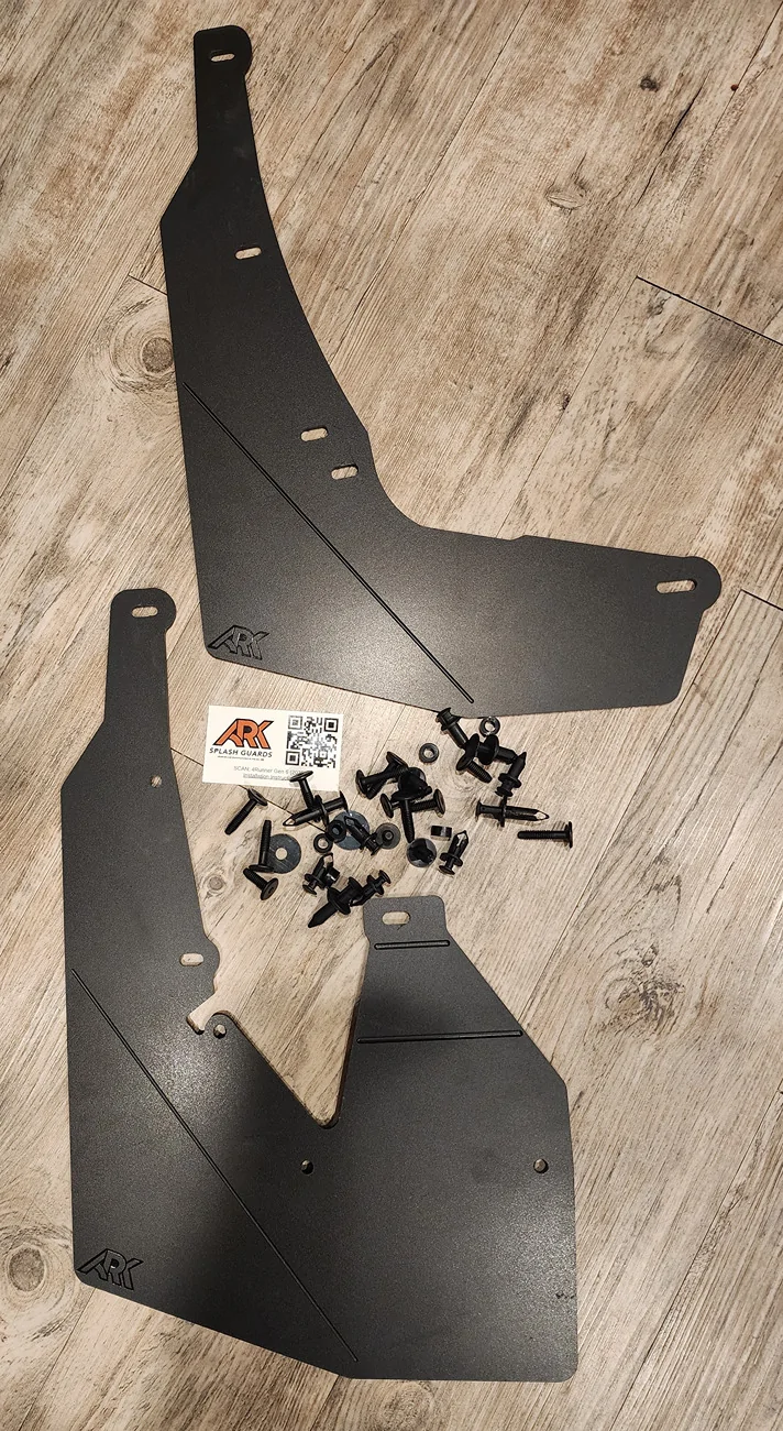 2025 4runner 6th gen Ark Mid Mudflaps Installation Advice NIB_12.18.2025