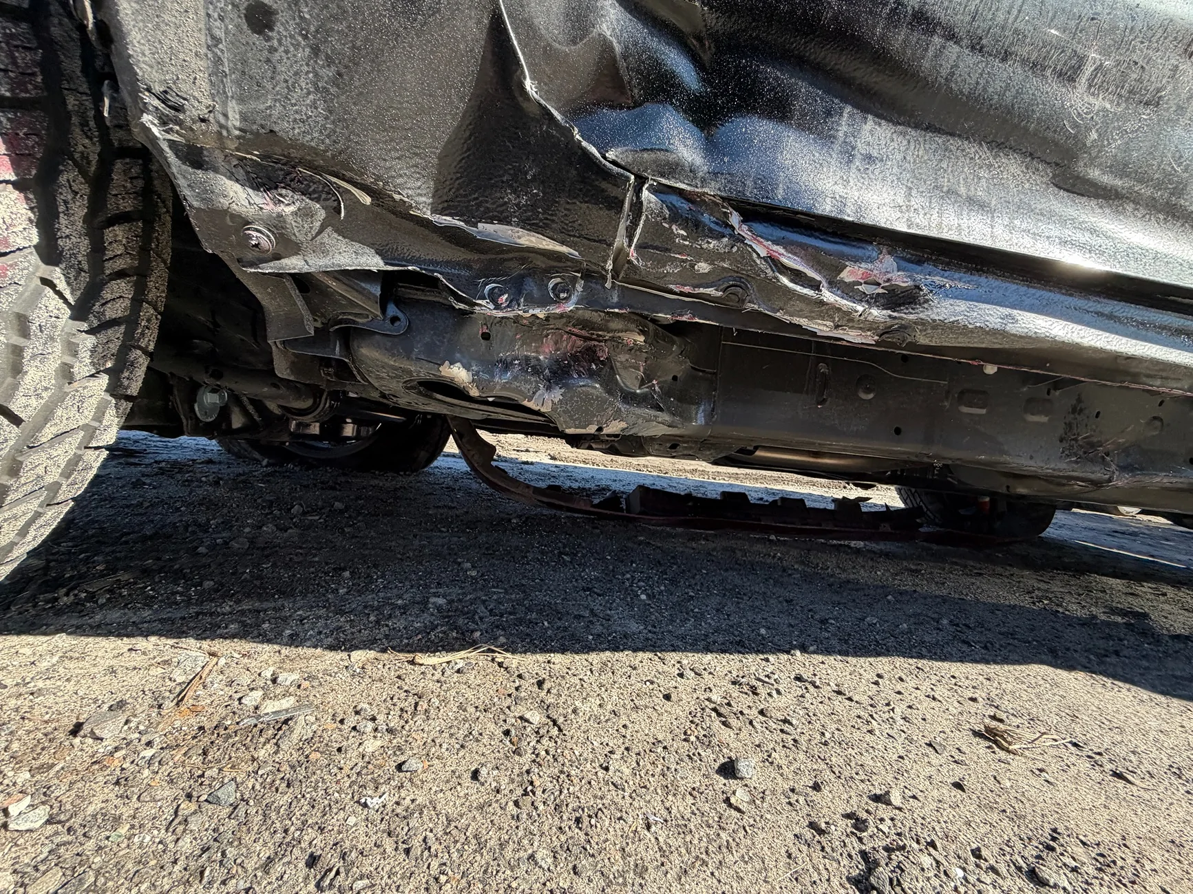 2025 4runner 6th gen My new TRD ORP saved my life! Accident / collision with F-150 pickup IMG_1082