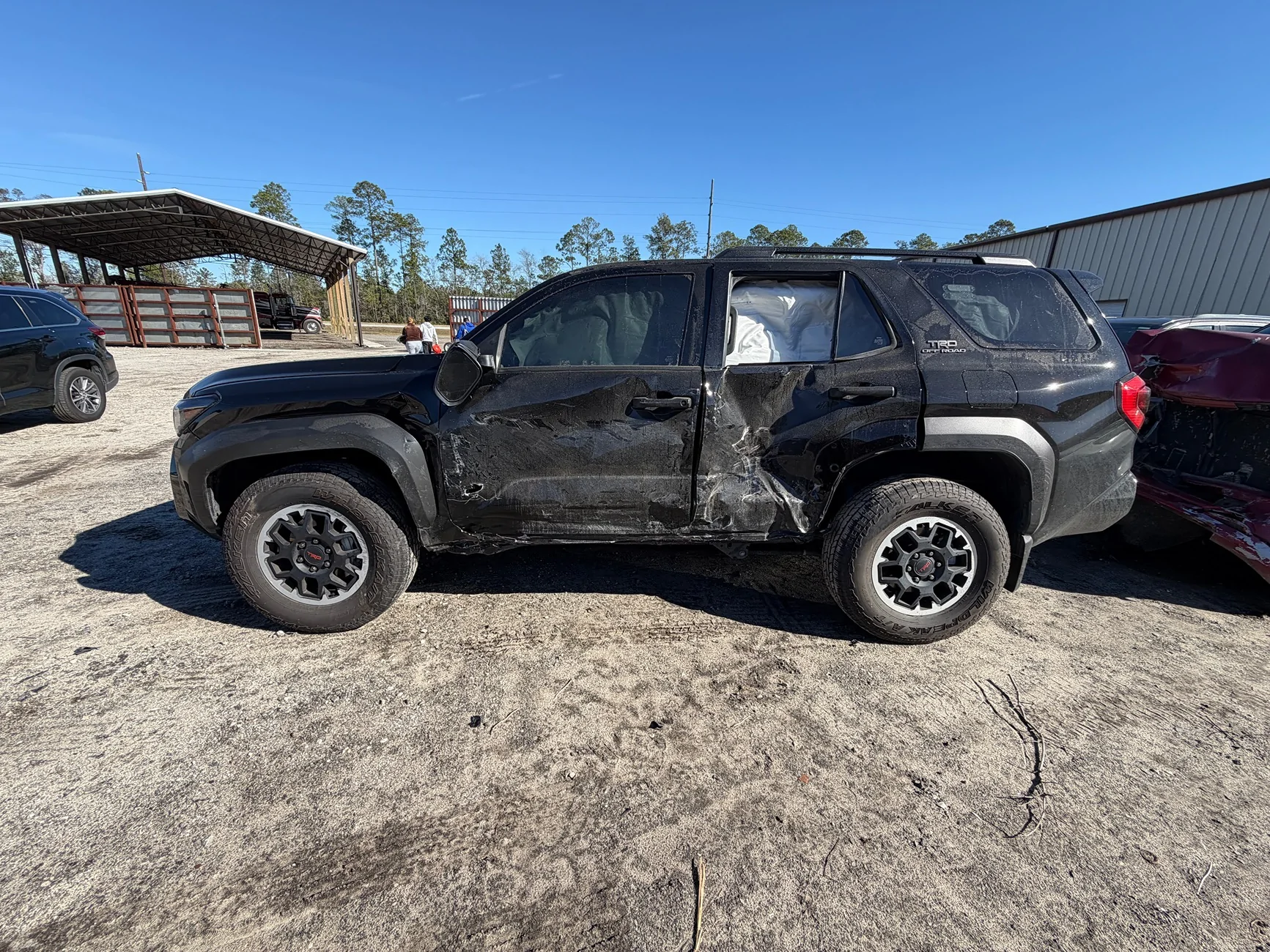 2025 4runner 6th gen My new TRD ORP saved my life! Accident / collision with F-150 pickup IMG_1081