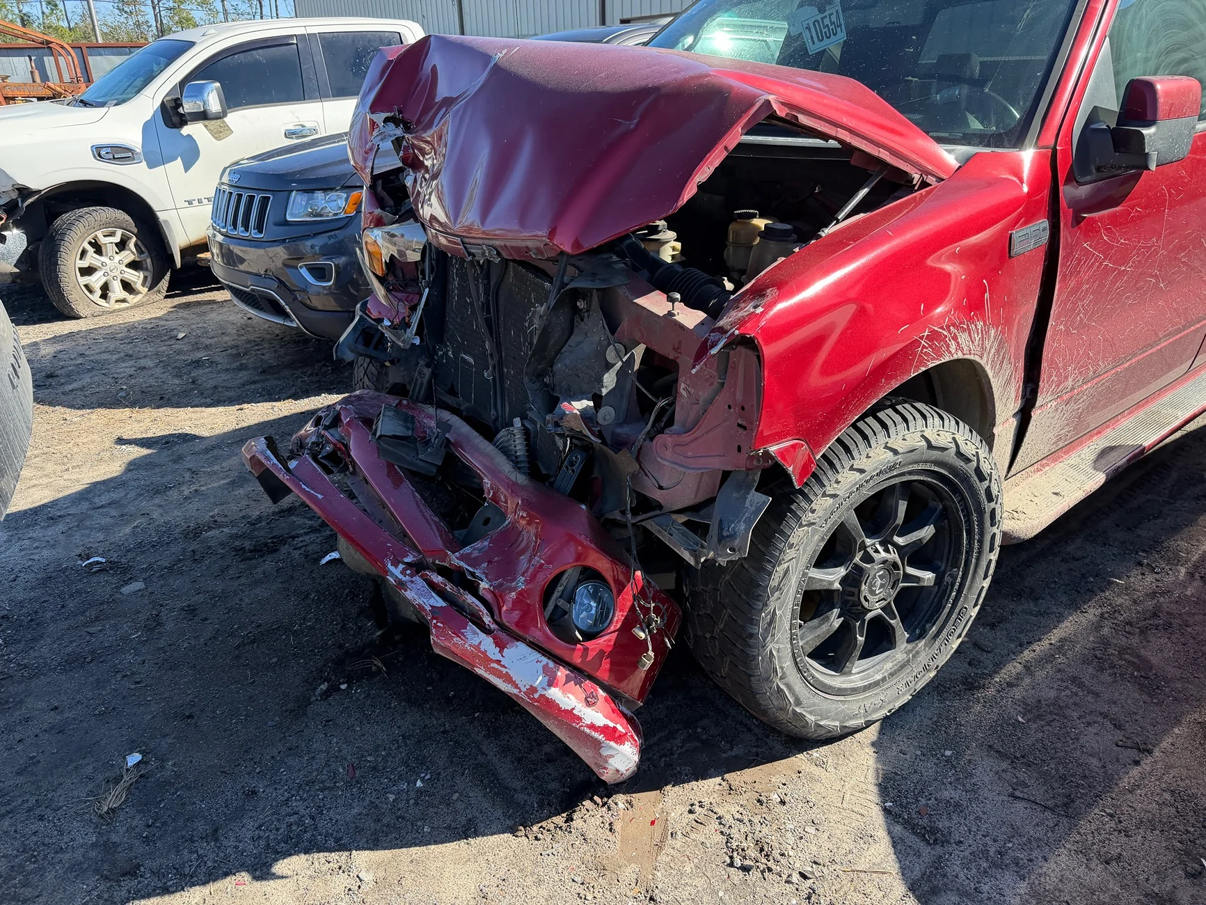 2025 4runner 6th gen My new TRD ORP saved my life! Accident / collision with F-150 pickup IMG_1099