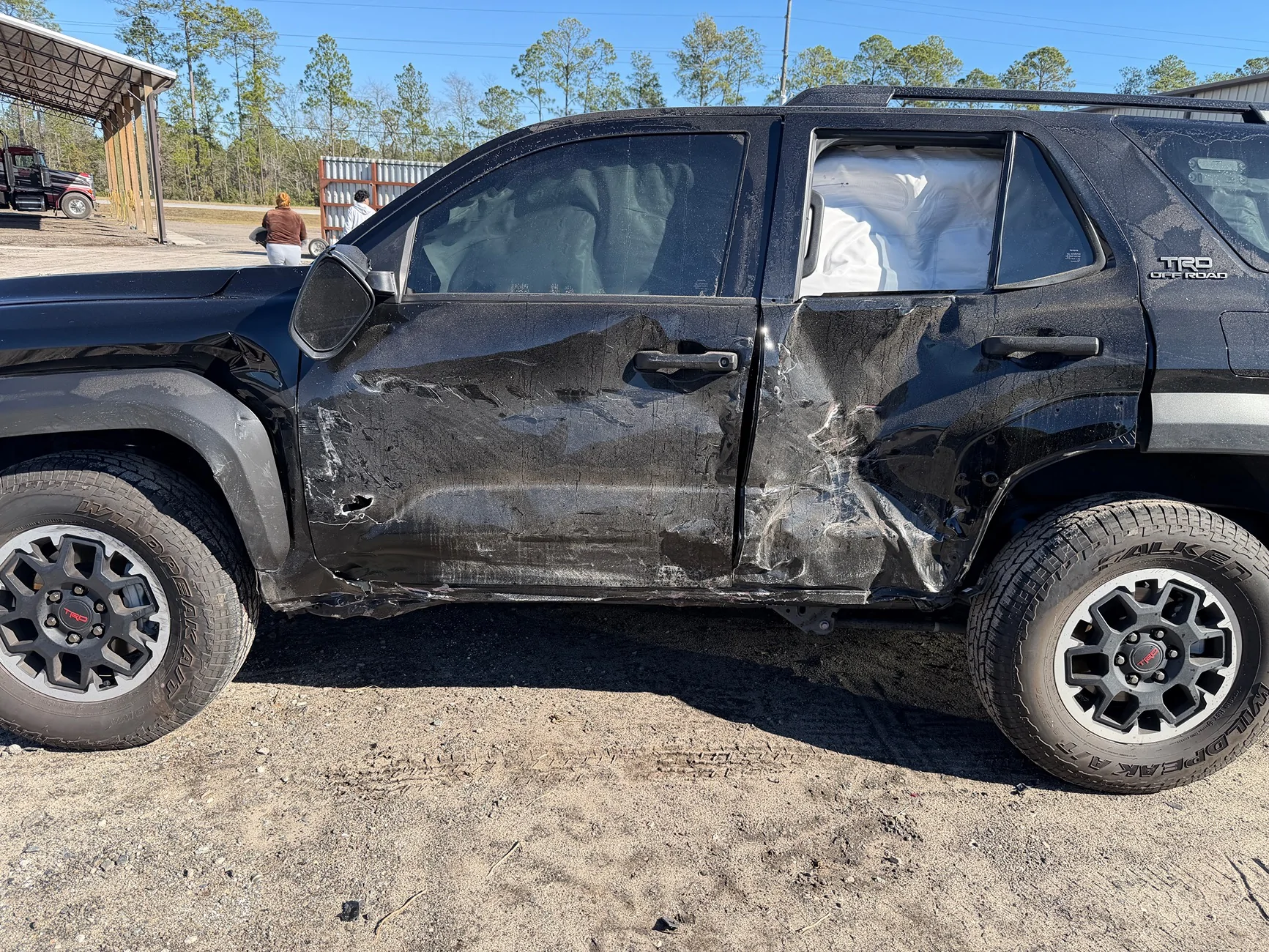 2025 4runner 6th gen My new TRD ORP saved my life! Accident / collision with F-150 pickup IMG_1080