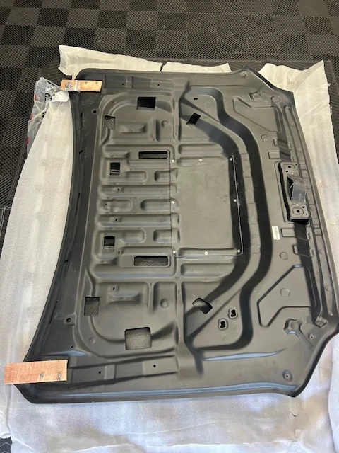 2025 4runner 6th gen Seibon Carbon Fiber Hood Upgrade installed on TRD Off-Road IMG_4207