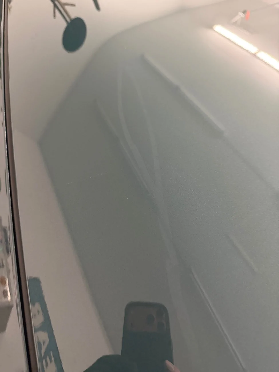 2025 4runner 6th gen Strange mark on my hood IMG_5631