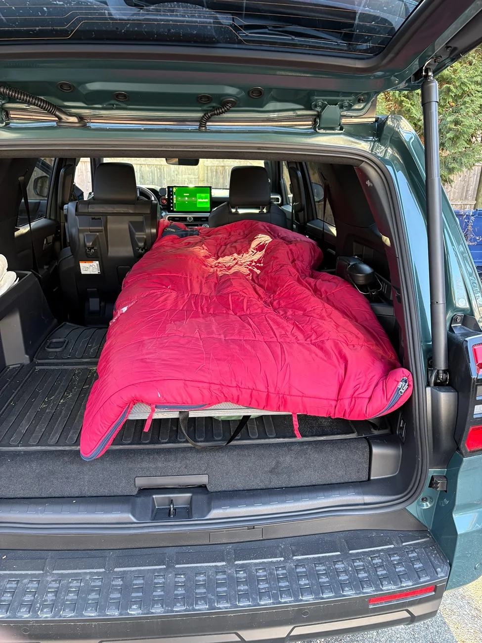 2025 4runner 6th gen Homemade sleeping platform for my ORP Hybrid bag