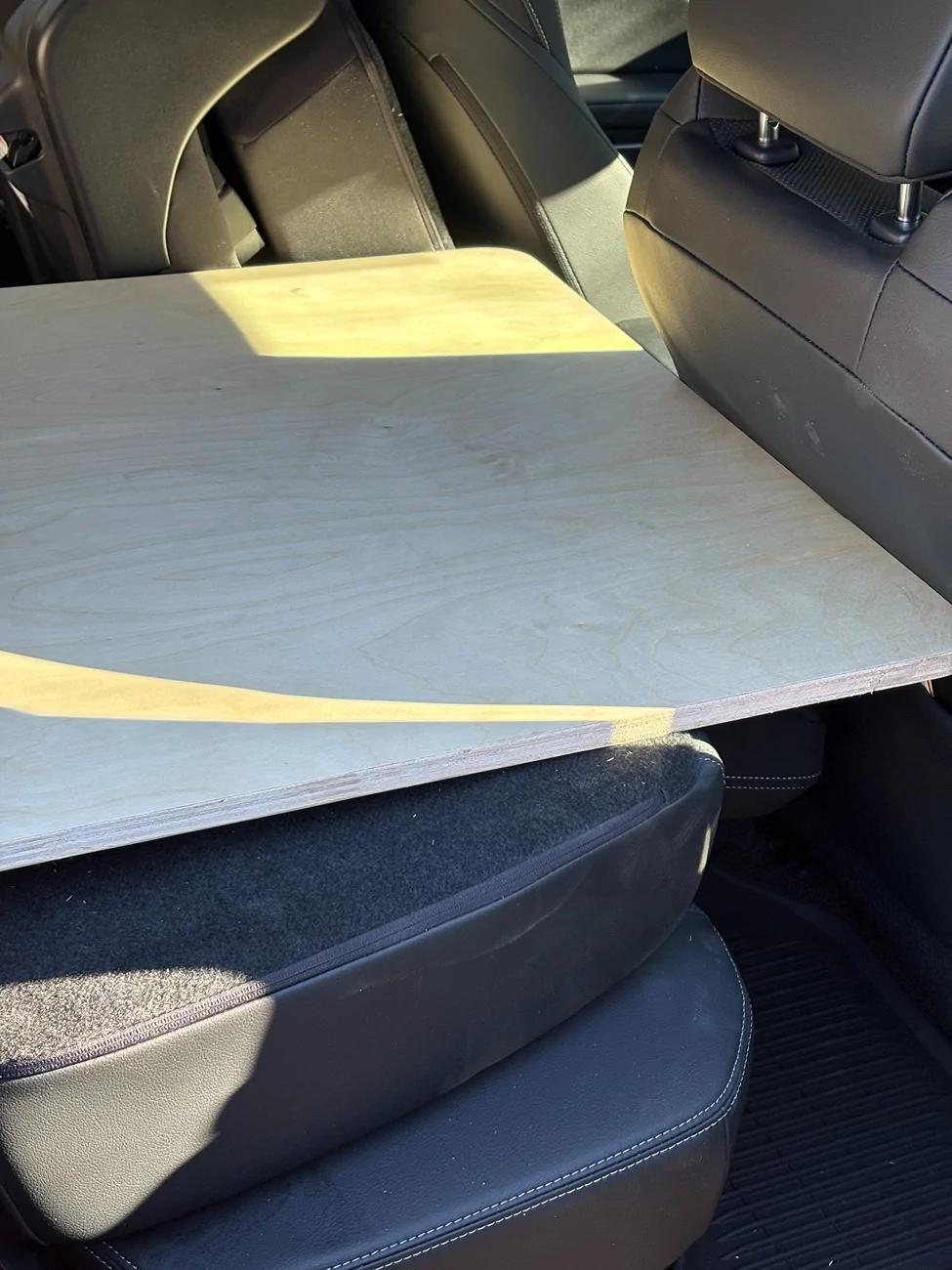 2025 4runner 6th gen Homemade sleeping platform for my ORP Hybrid plat-front-seat
