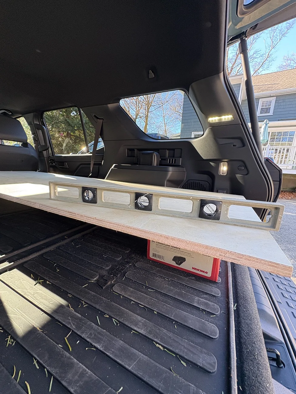 2025 4runner 6th gen Homemade sleeping platform for my ORP Hybrid plat-level