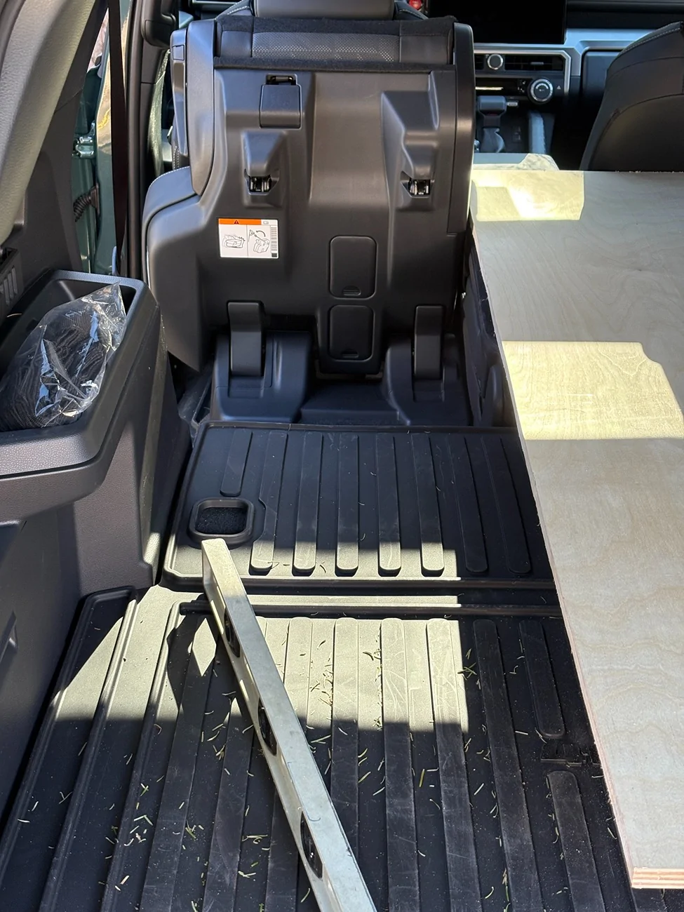 2025 4runner 6th gen Homemade sleeping platform for my ORP Hybrid plat-seat-well2