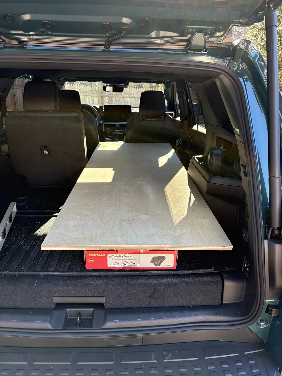 2025 4runner 6th gen Homemade sleeping platform for my ORP Hybrid plat-init-cut