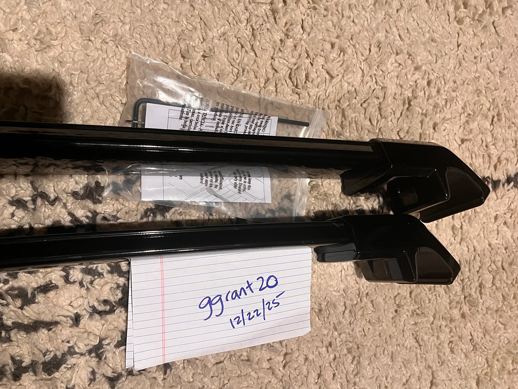 2025 4runner 6th gen OEM Roof Cross Bars - $200obo IMG_1913