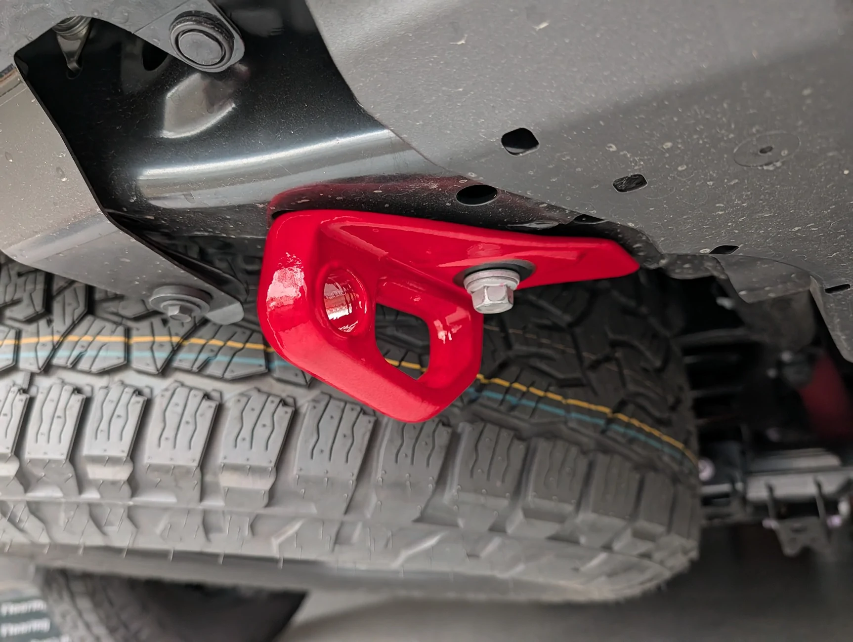 2025 4runner 6th gen Toyota OEM Rear Recovery Hook (Part number # PT974-89251-03) PXL_20251221_231119531