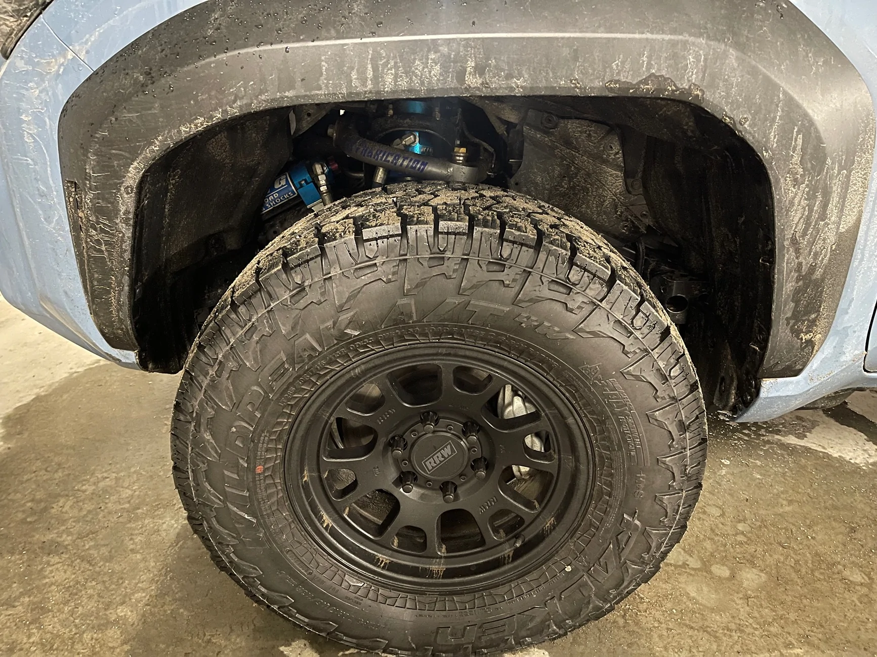 2025 4runner 6th gen What PSI tire pressure are you running on bigger wheels / tires setup? Chalk tested Baja Boss A/T @ 30PSI IMG_9833