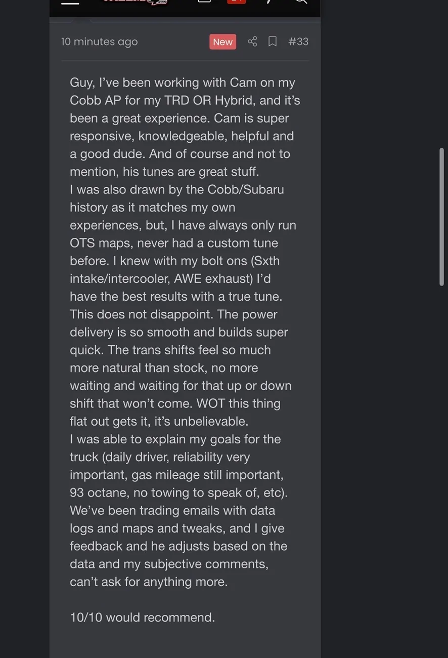 2025 4runner 6th gen COBB Tuning released for 2025+ 4Runner 6th gen (Accessport + High Flow Air Filter) IMG_1546