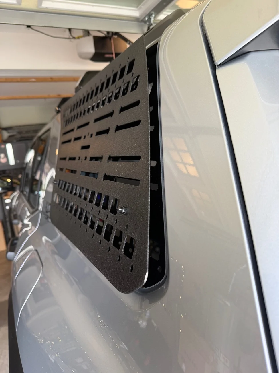 2025 4runner 6th gen JOYTUTUS (Amazon) Rear Window Molle Panels installed IMG_1175