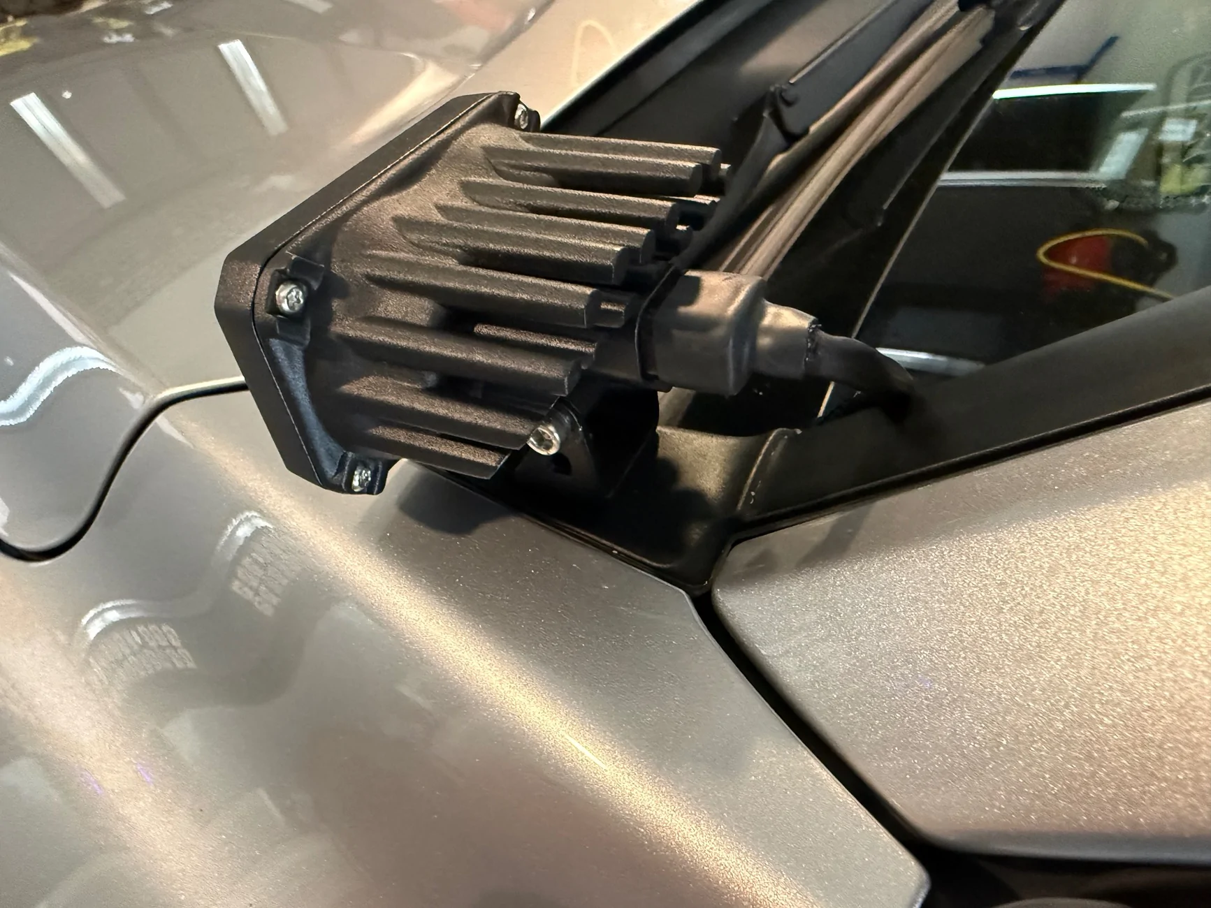 2025 4runner 6th gen Ditch light mounting on hood (update) IMG_1179