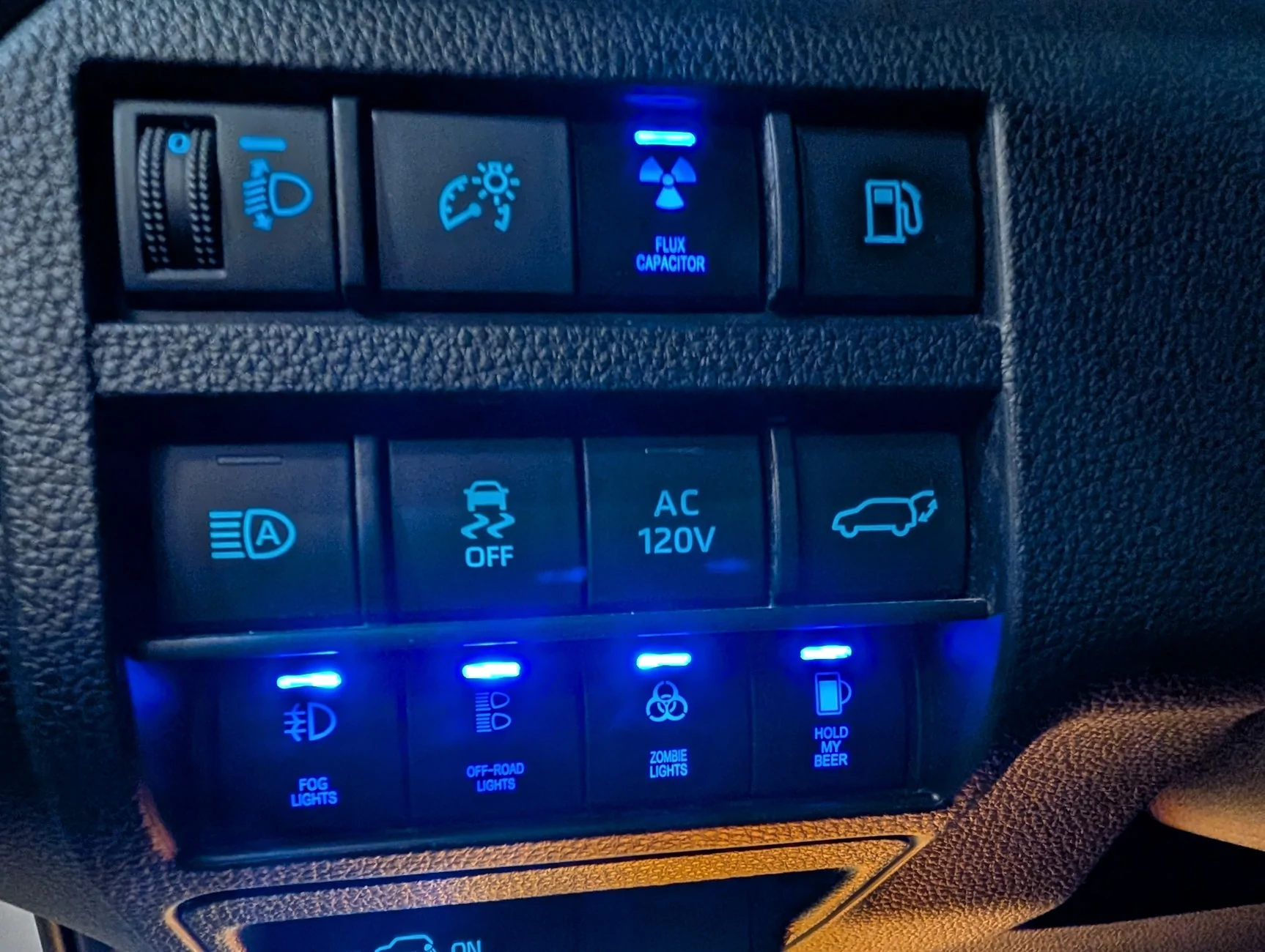 2025 4runner 6th gen Prewiring Caliraised switches DIY non-hybrid ORP on