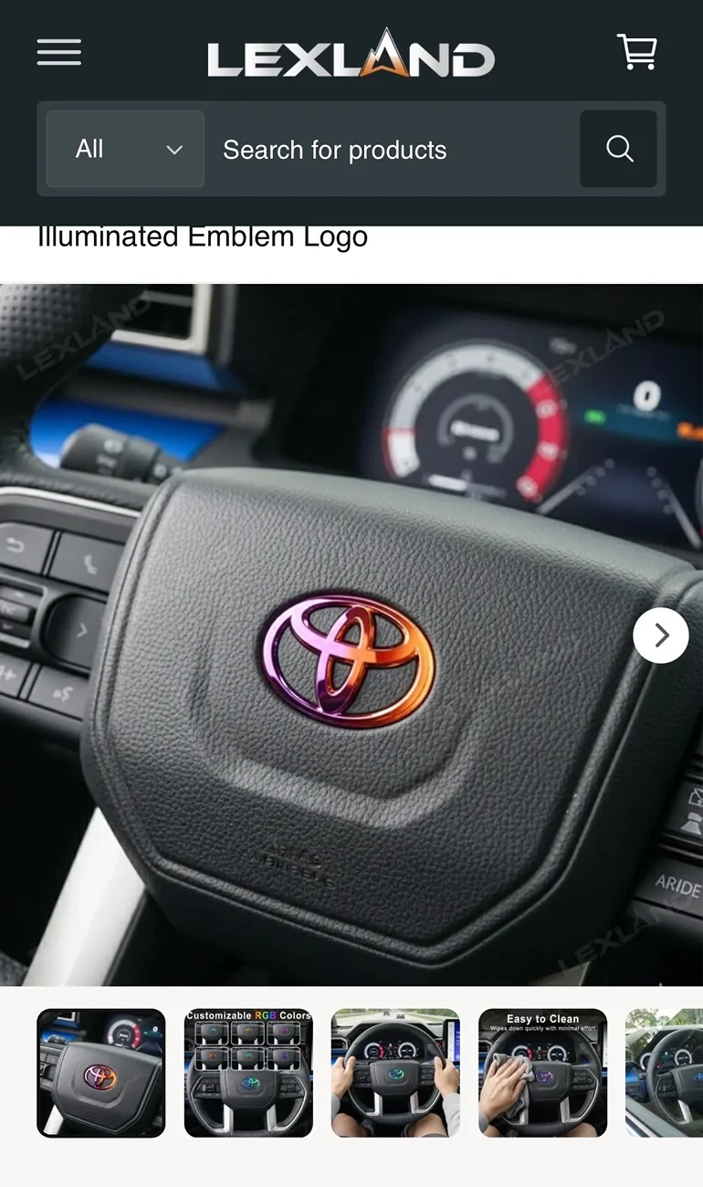 2025 4runner 6th gen Anyone know where to get a steering wheel emblem overlay? IMG_9904