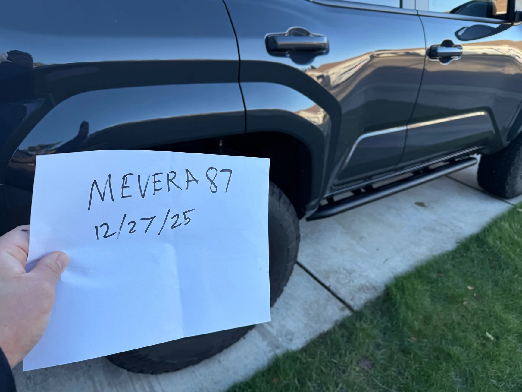 2025 4runner 6th gen NORCAL WTS 2025 OEM trail hunter rock sliders IMG_8020