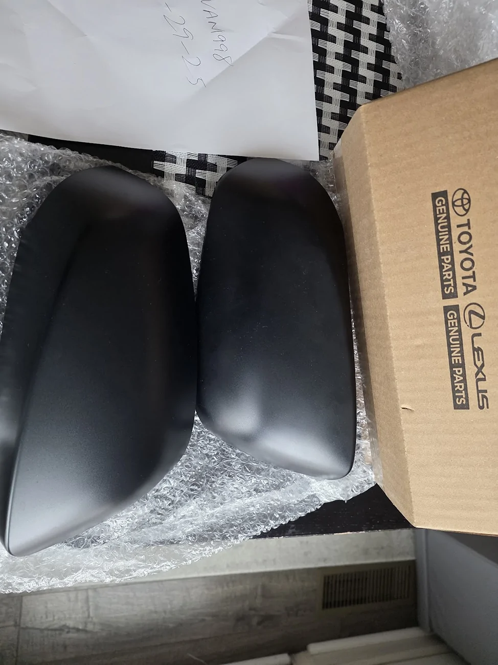 2025 4runner 6th gen For Sale Matte Black Side Mirror Caps 1766948659312-jg