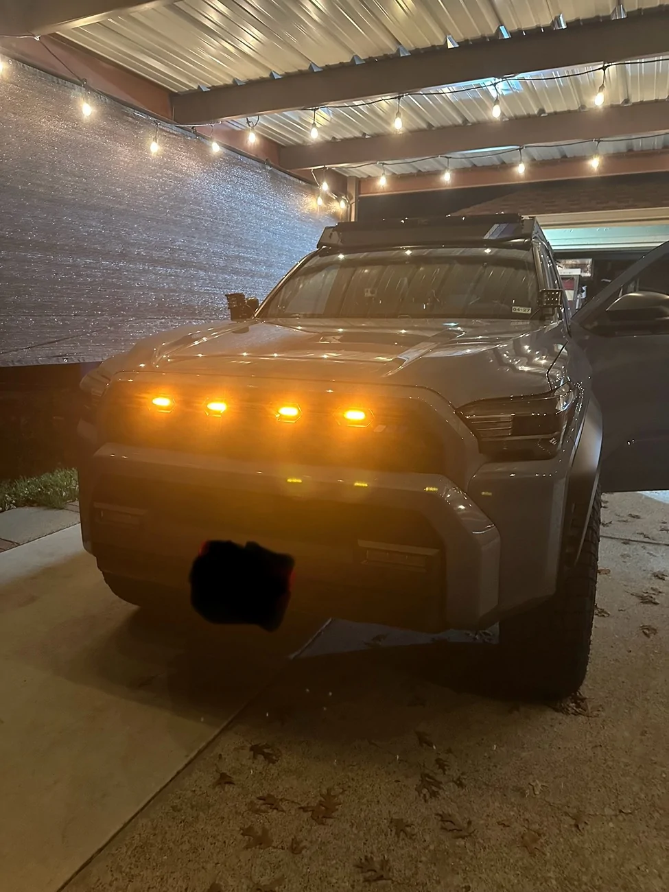 2025 4runner 6th gen New grille Raptor lights installed IMG_5875
