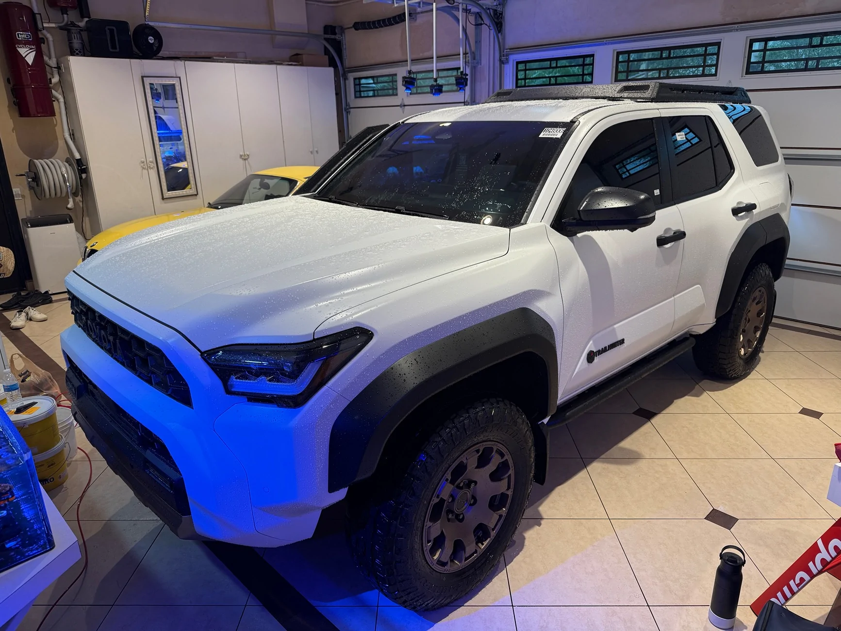 2025 4runner 6th gen 2026 4Runner Trailhunter Ice Cap in XPEL Stealth PPF wrap! IMG_0192