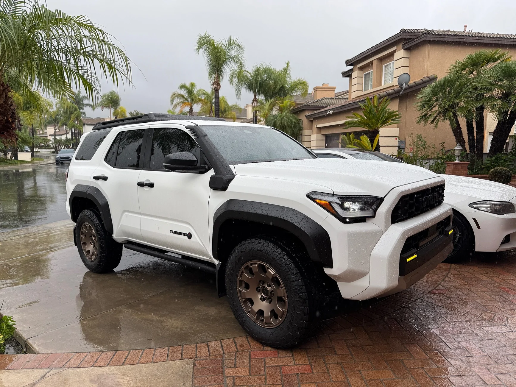 2025 4runner 6th gen 2026 4Runner Trailhunter Ice Cap in XPEL Stealth PPF wrap! IMG_0189