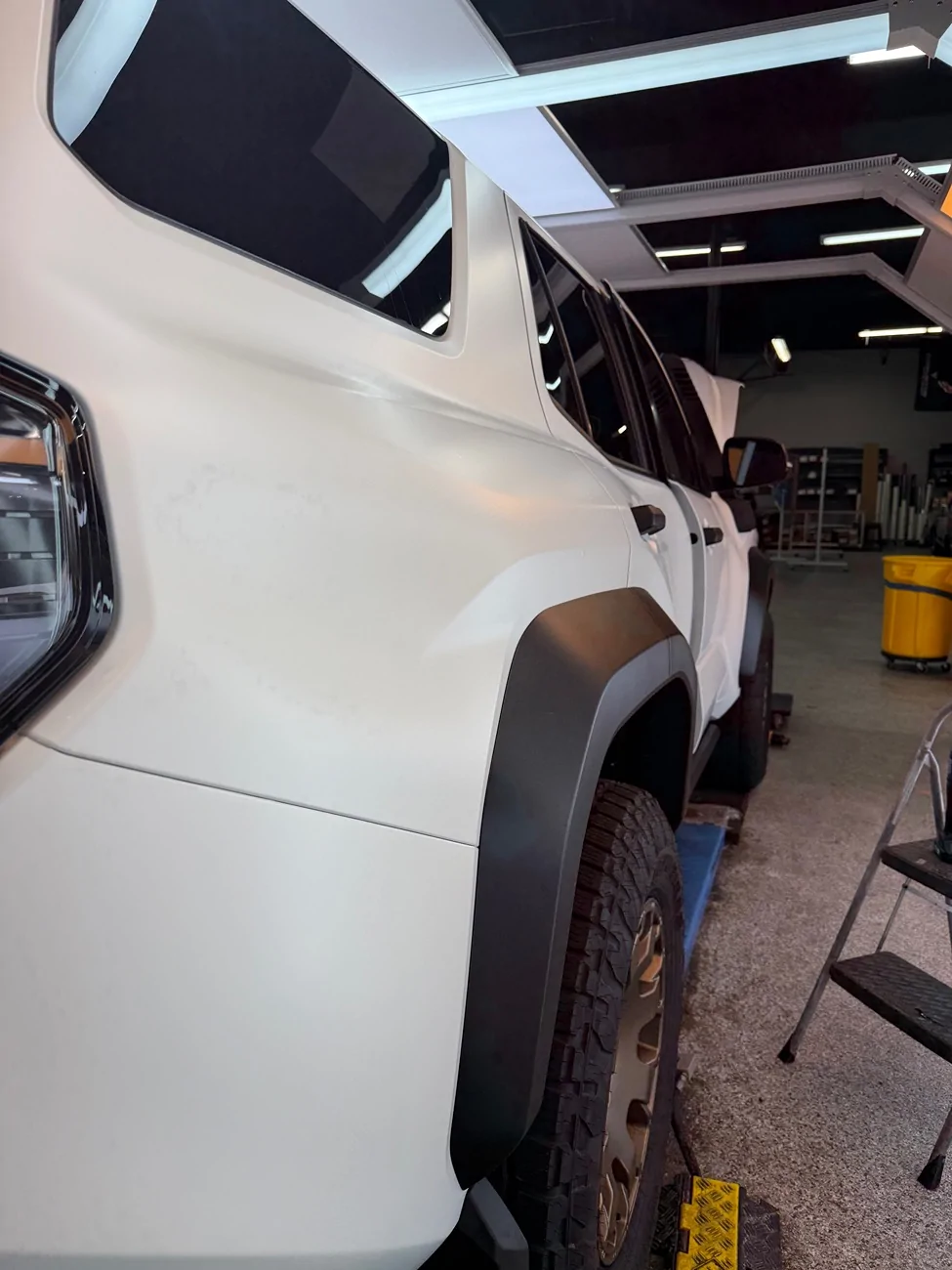 2025 4runner 6th gen 2026 4Runner Trailhunter Ice Cap in XPEL Stealth PPF wrap! IMG_0166