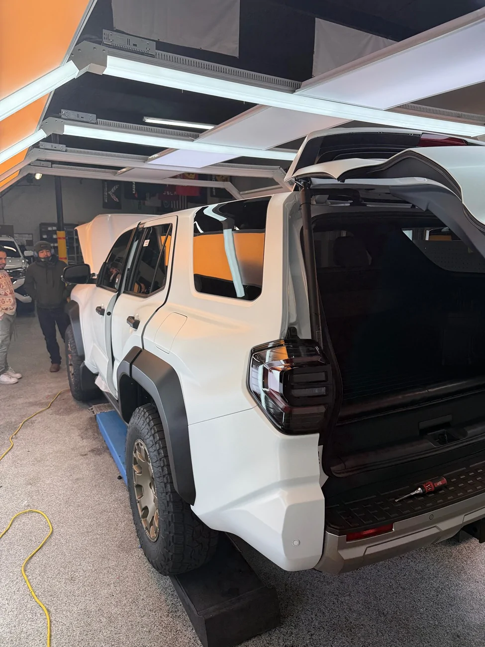 2025 4runner 6th gen 2026 4Runner Trailhunter Ice Cap in XPEL Stealth PPF wrap! IMG_0162