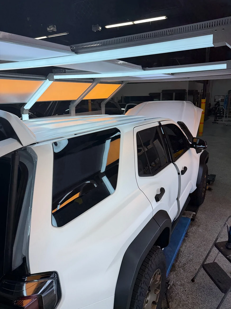 2025 4runner 6th gen 2026 4Runner Trailhunter Ice Cap in XPEL Stealth PPF wrap! IMG_0164