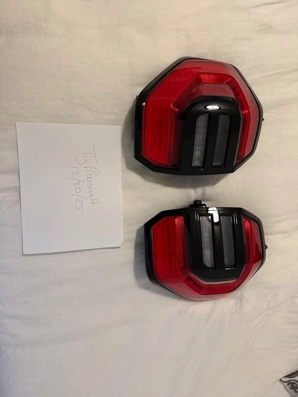 2025 4runner 6th gen TRD Offroad Red Tail Lights $450 IMG_1991