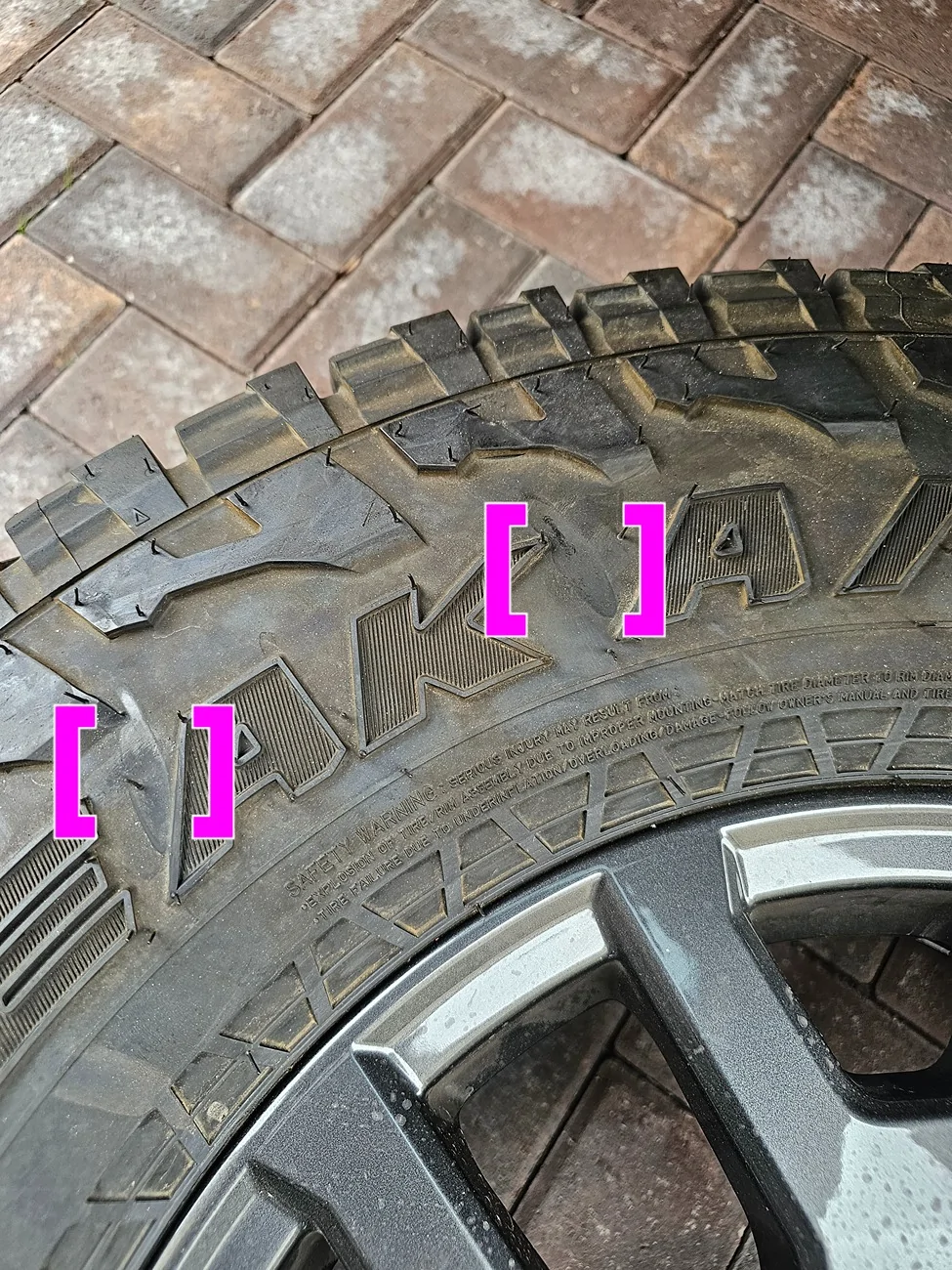 2025 4runner 6th gen Spare Tire Overtightened / Marks (rubbing damage) 20251230_134402