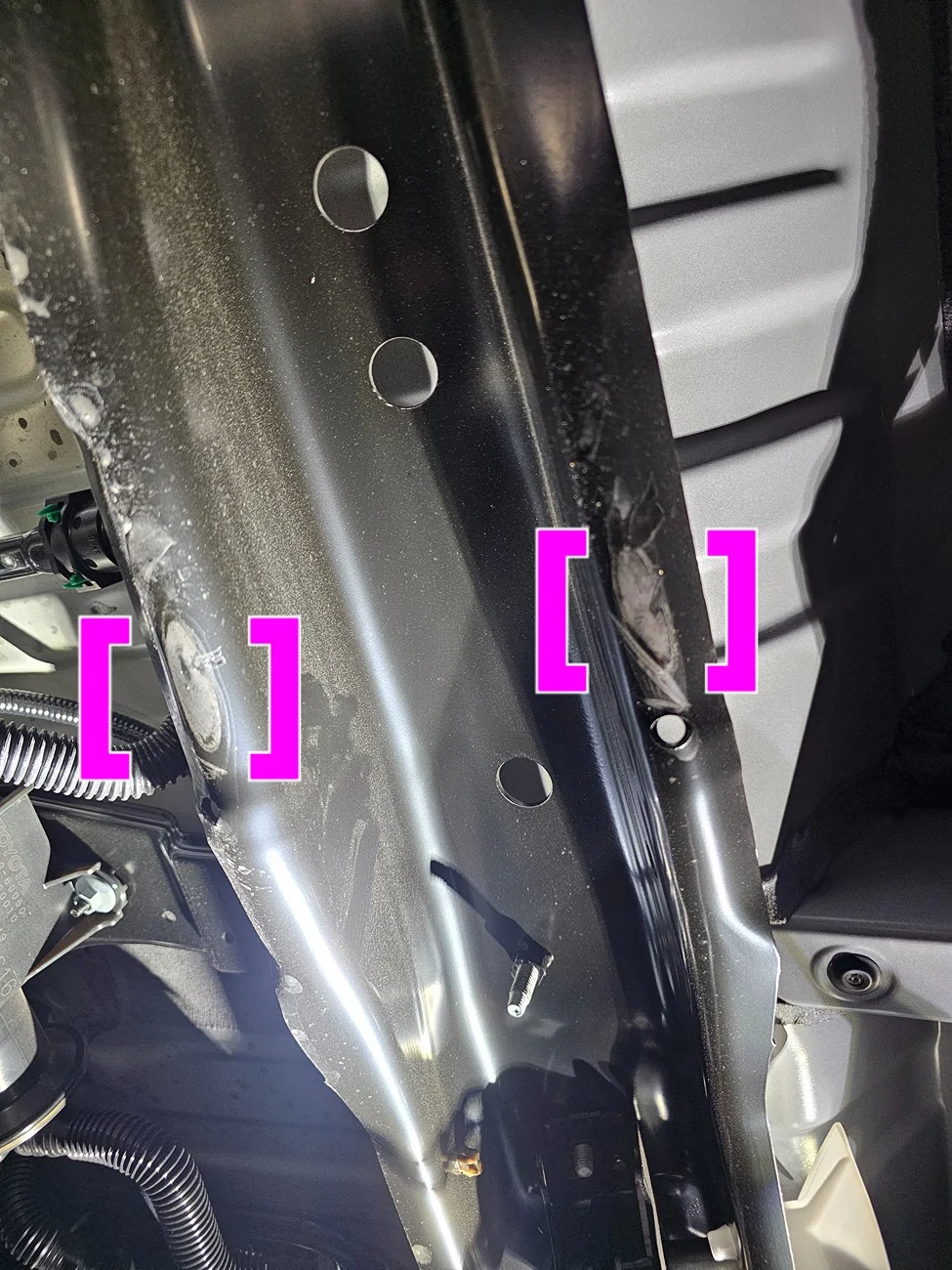 2025 4runner 6th gen Spare Tire Overtightened / Marks (rubbing damage) 20251230_173925