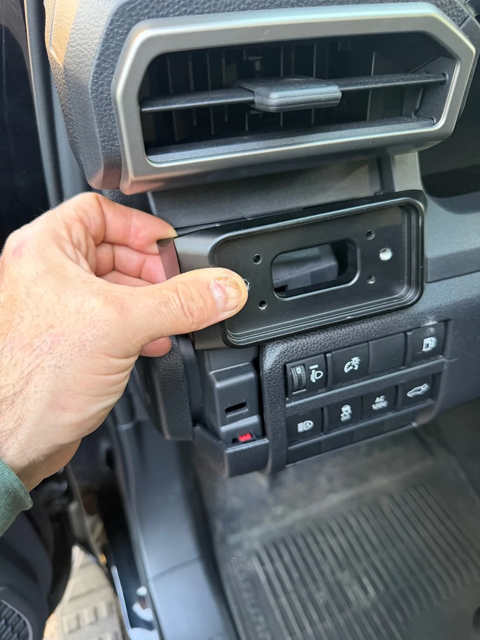 2025 4runner 6th gen Westcott Designs SP mount (Switch Pro Mount) install IMG_4858