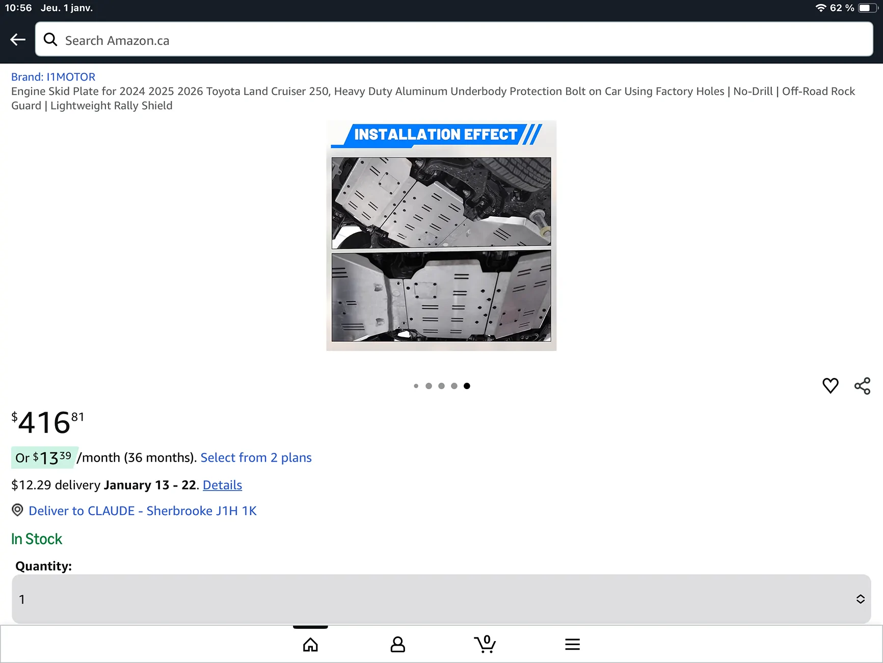 2025 4runner 6th gen 33 inch tire w/o mods and and skid plates IMG_0666