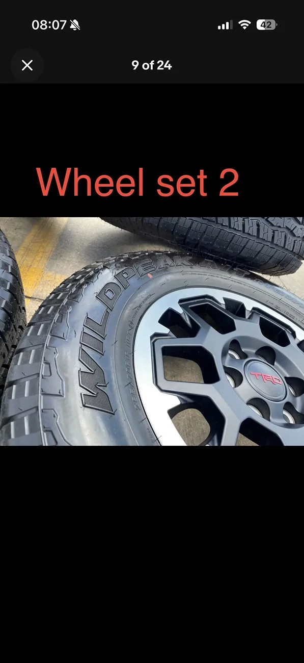 2025 4runner 6th gen eBay OEM wheels and tires - legit?? IMG_0513