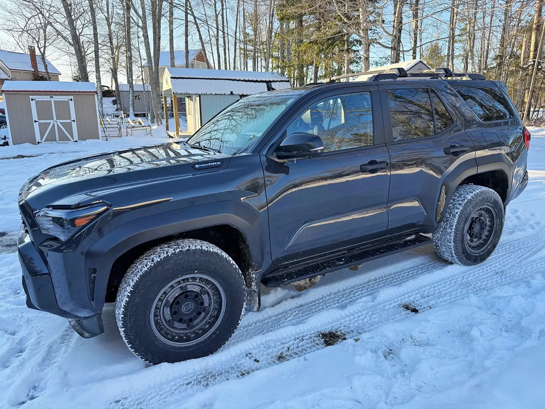 2025 4runner 6th gen Black Rhino Armory +6 Offset Wheels and 285/65/17 Yokohama Geolander A/T4 Installed Black Rhino Armory Wheels + 285:65:17 Yokohama Geolander A:T4 Tires 2