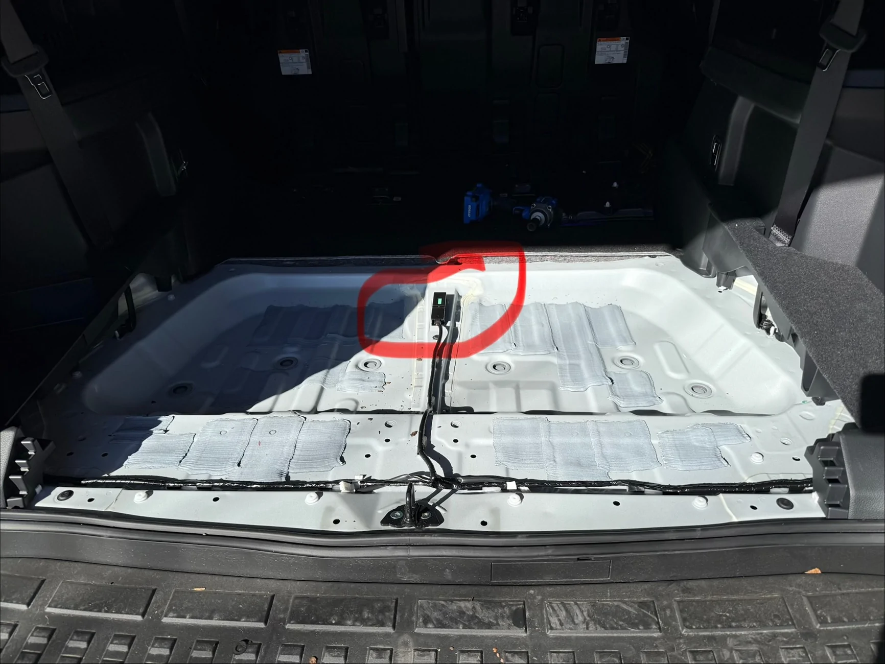 2025 4runner 6th gen 3rd row seat delete project - what is this sensor? IMG_5346