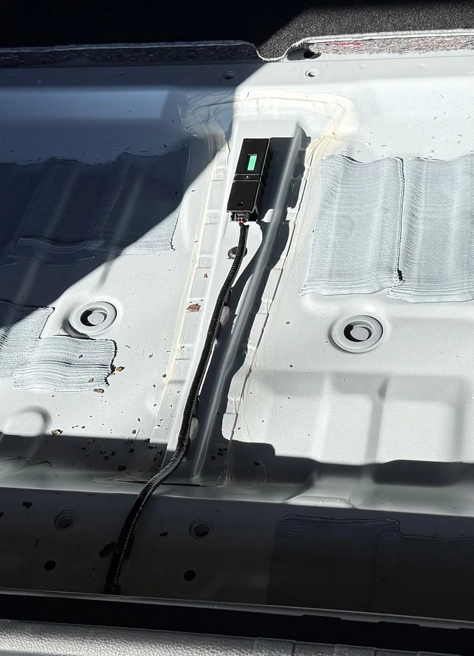 2025 4runner 6th gen 3rd row seat delete project - what is this sensor? IMG_5345