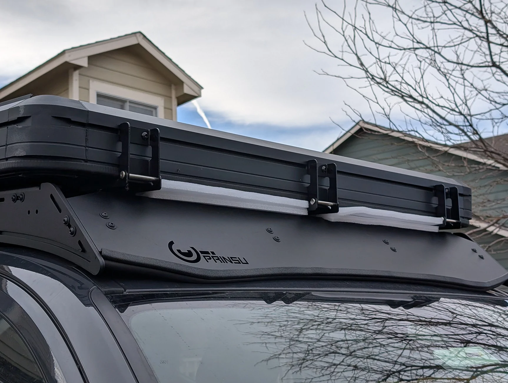 2025 4runner 6th gen Prinsu Pro roof rack installed - video PXL_20260104_210755562