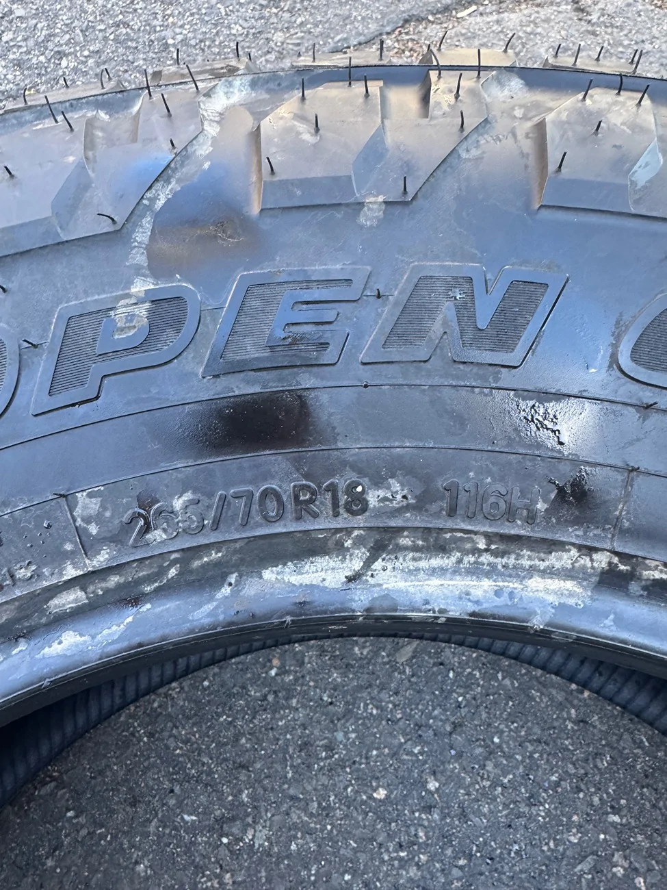 2025 4runner 6th gen TRD Pro stock tires (5) Toyo AT3 265/70/18 IMG_2705