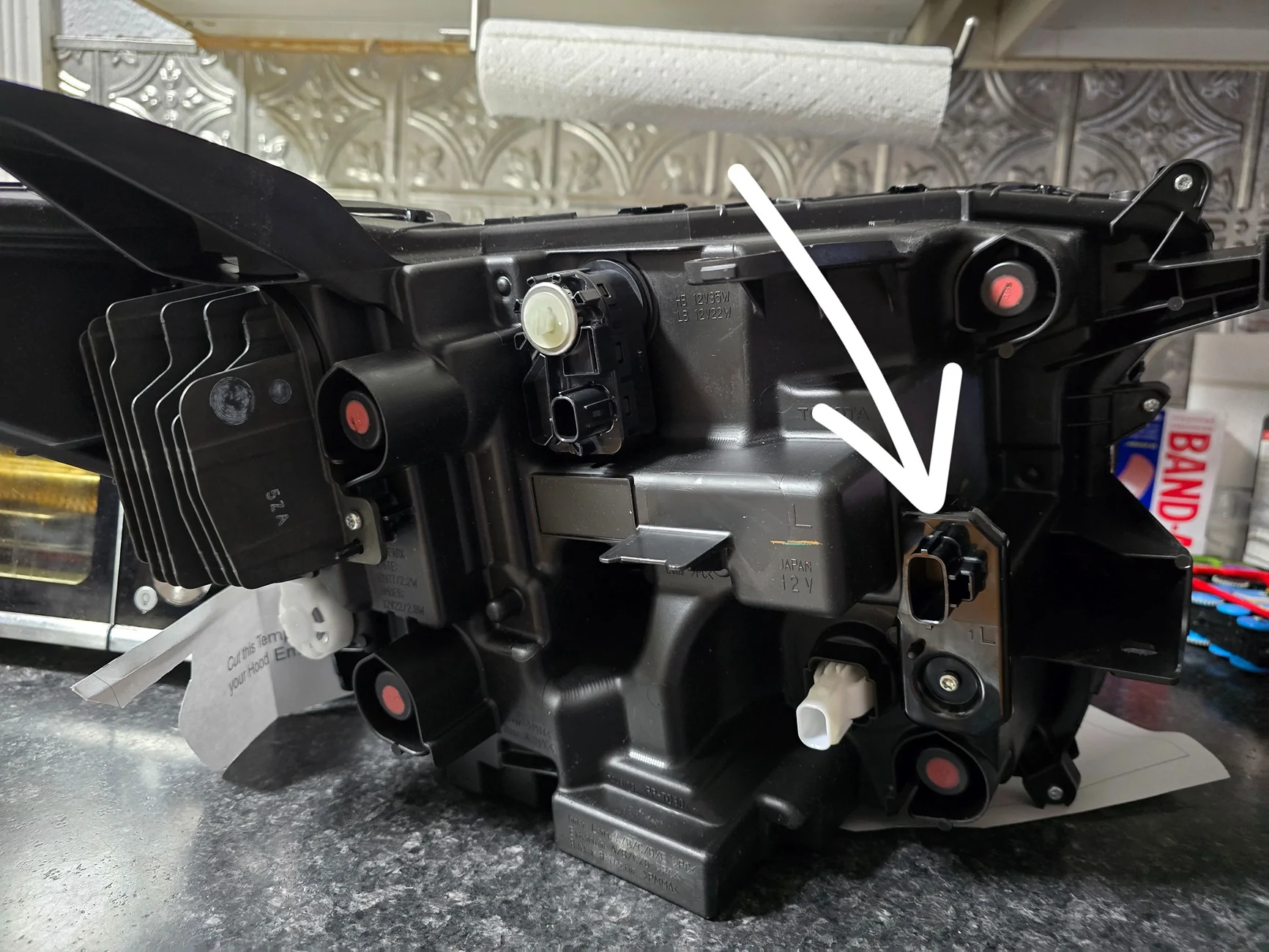 2025 4runner 6th gen Installed Limited (Premium) Headlights on 4Runner TRD Off-Road -- part numbers & tips 20251229_111059